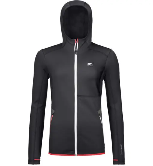 Fleece Hoody W s - felpa in pile con cappuccio - donna Black