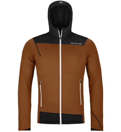 Fleece Light Hoody - felpa in pile - uomo Brown