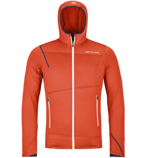 Fleece Light Hoody - felpa in pile - uomo Orange