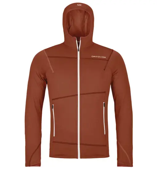 Fleece Light Hoody M - felpa in pile - uomo Orange