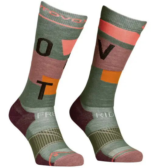 Freeride Long - calze da sci - donna Green