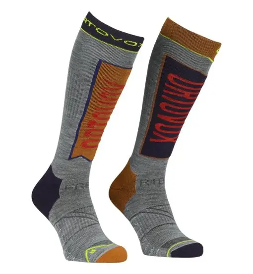 Freeride Long - calze da sci - uomo Grey