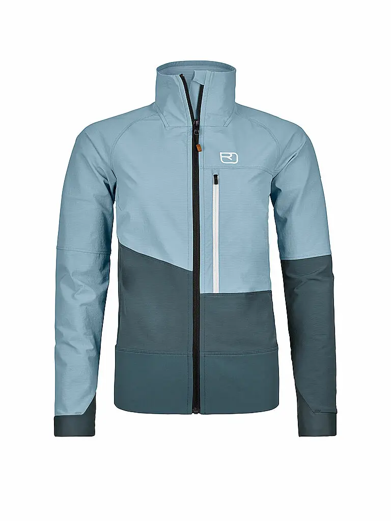 Giacca da sci alpinismo softshell da donna Punta Berrino azzurro | XS