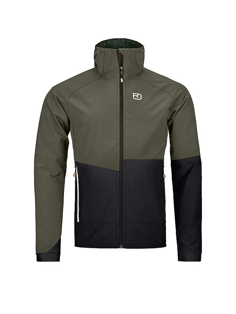 Giacca softshell da uomo Punta Berrino Hoodiie oliva | XL