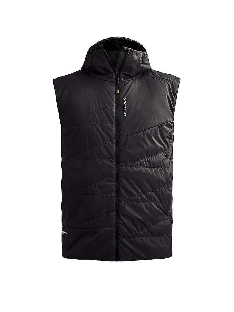 Gilet isolante da uomo Piz Duan SW nero | S