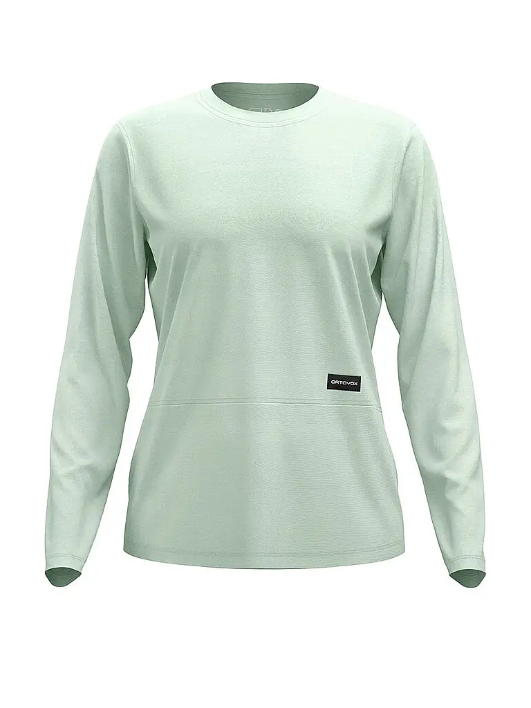 Maglietta funzionale da donna Patch 185 Merino verde chiaro | XS