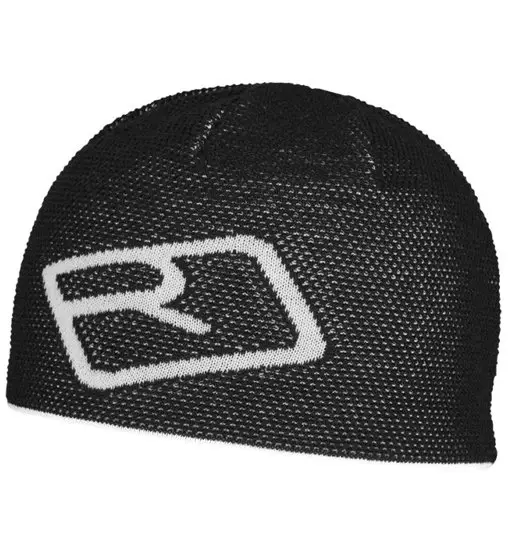 Merino Logo Knit - berretto Black