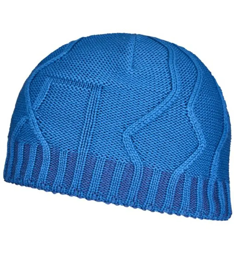 Merino Tangram Knit - berretto Blue