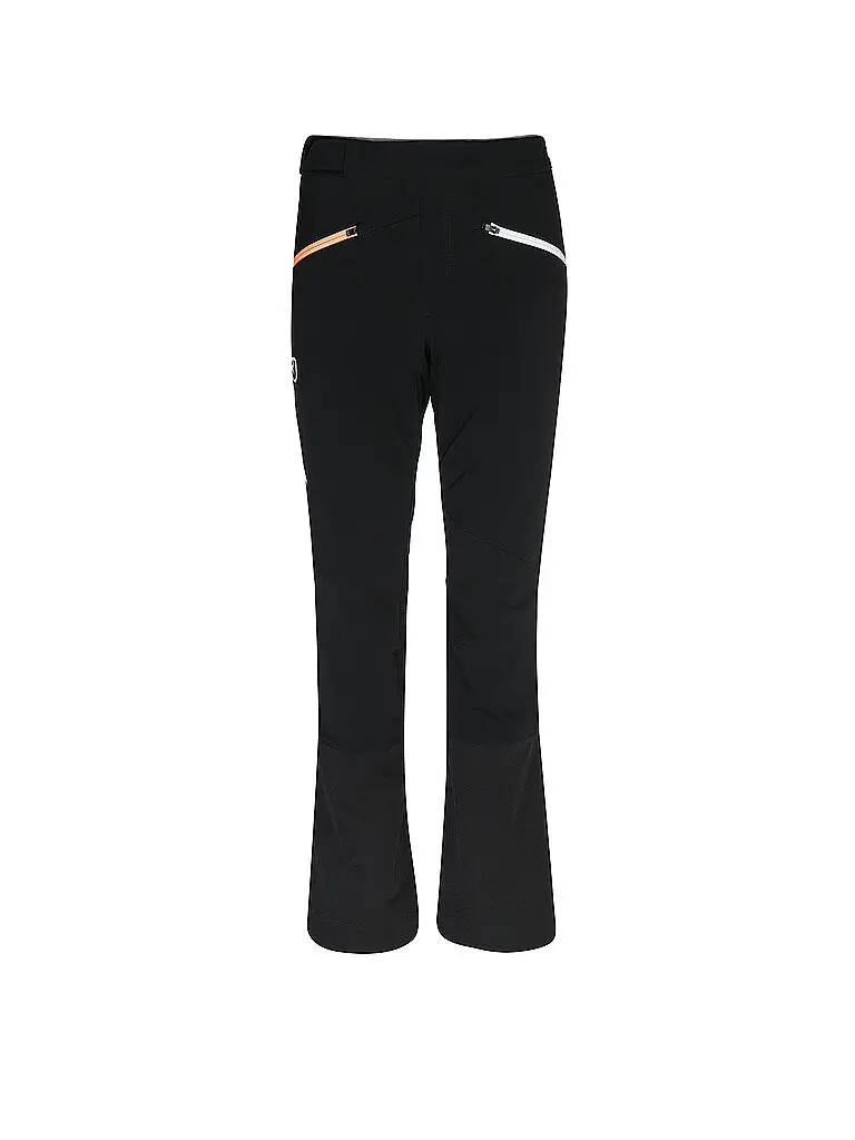 Pantaloni softshell da scialpinismo da donna Col Becchei nero | XL
