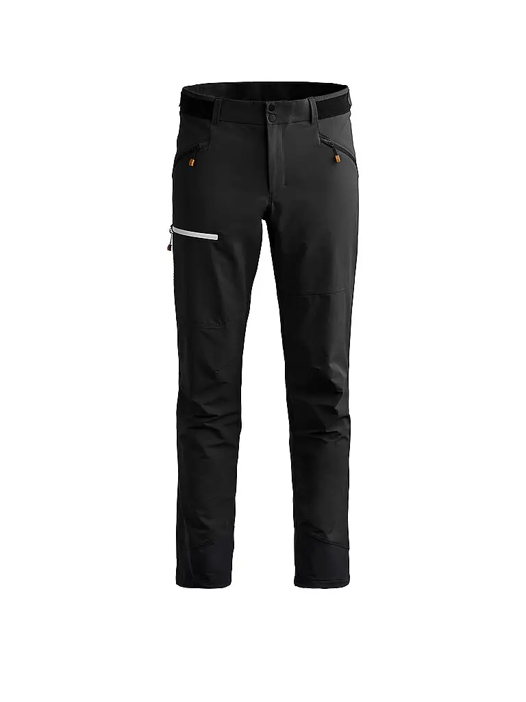 Pantaloni softshell da trekking da uomo Seceda nero | M