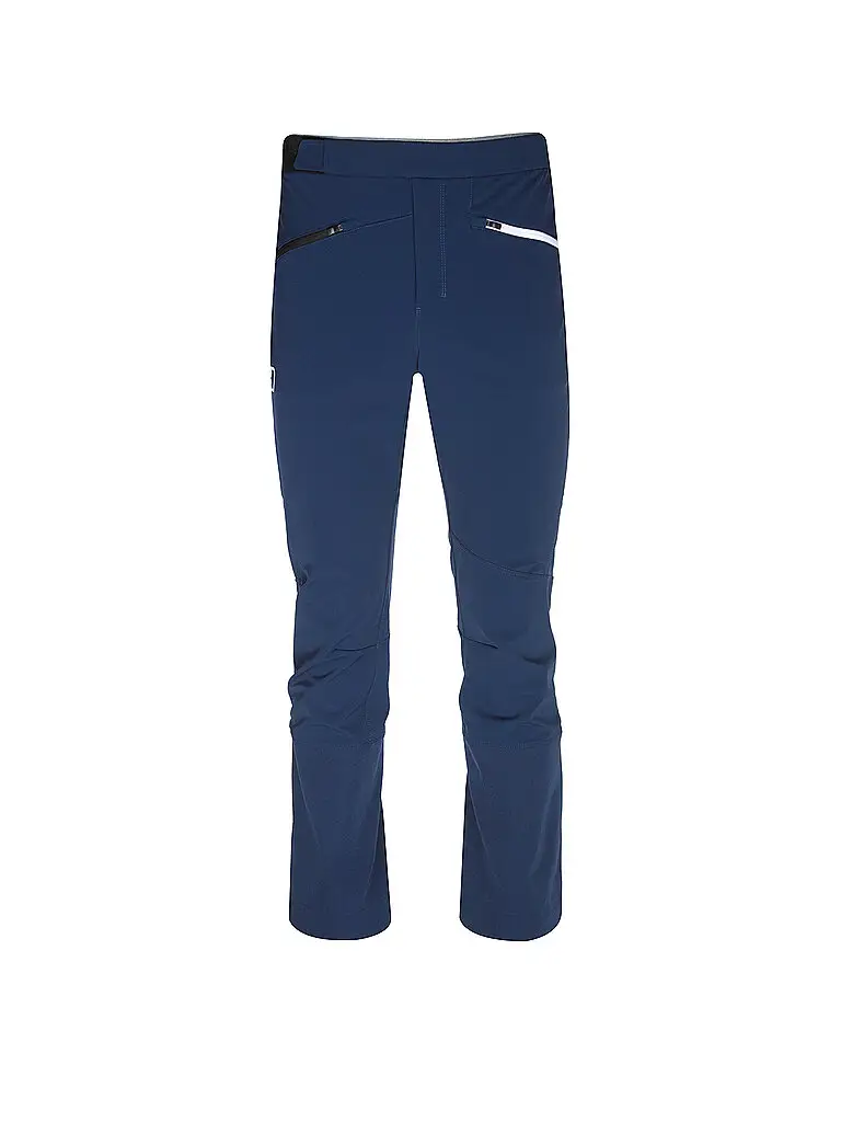 Pantaloni softshell da uomo per escursioni Col Becchei blu | XXL