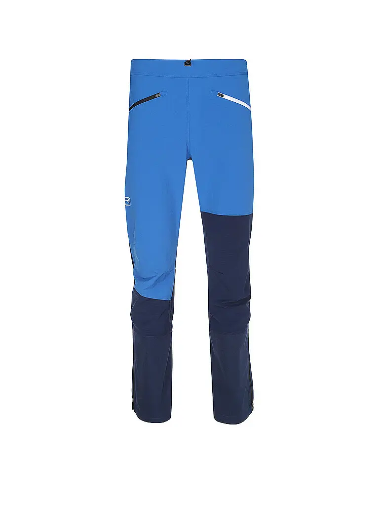 Pantaloni softshell da uomo per escursioni Punta Berrino blu | S
