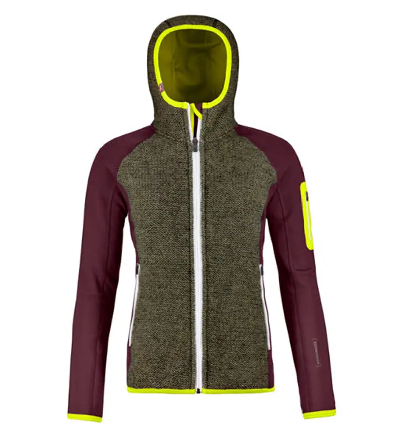 Plus Classic Knit - giacca in pile - donna Brown