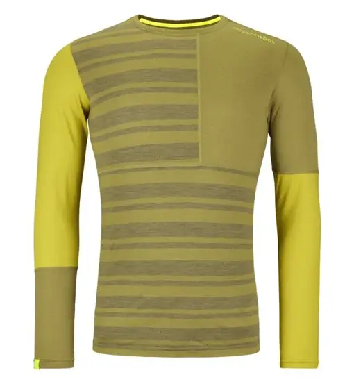 Rock'n Wool M - maglietta tecnica a maniche lunghe - uomo Yellow