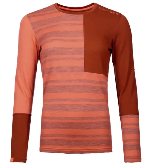 Rock'n Wool W - maglietta tecnica a manica lunga - donna Orange