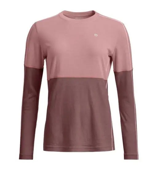 Rock n Wool W - maglietta tecnica a manica lunga - donna Pink