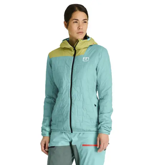 Swisswool Piz Badus W - giacca alpinismo - donna Light Blue