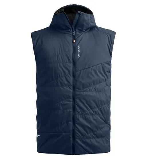 Swisswool Piz Duan - gilet - uomo Blue