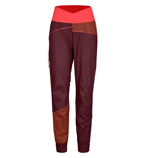 Valbon W - pantaloni arrampicata - donna Red