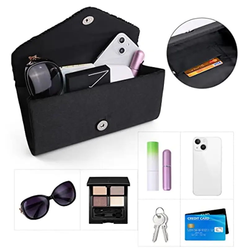 OSDUE Pochette Donna Nero 1603947 miniatura 3