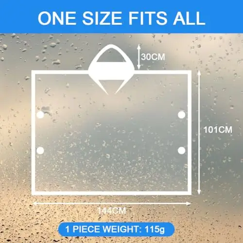 OSDUE Poncho Antipioggia Impermeabile, 2 Pezzi Poncho Pioggia Impermeabile per Adulti Multiuso Mantella Antipioggia miniatura 3