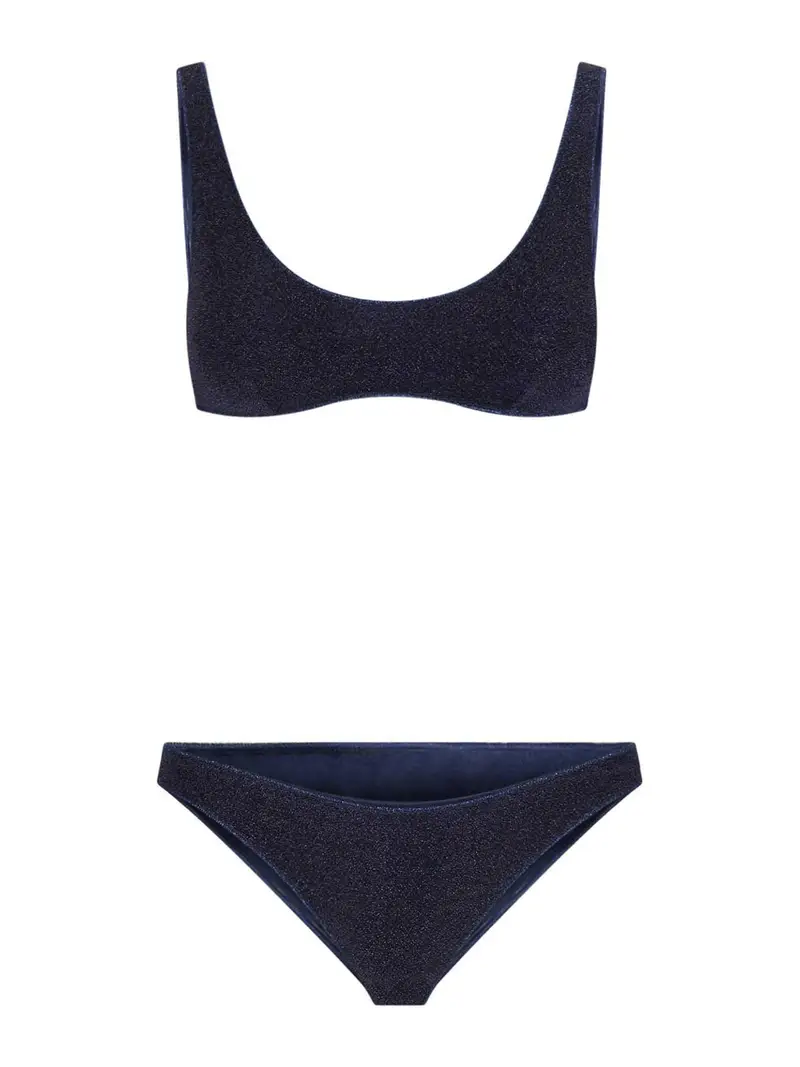 Impostare il bikini Blu