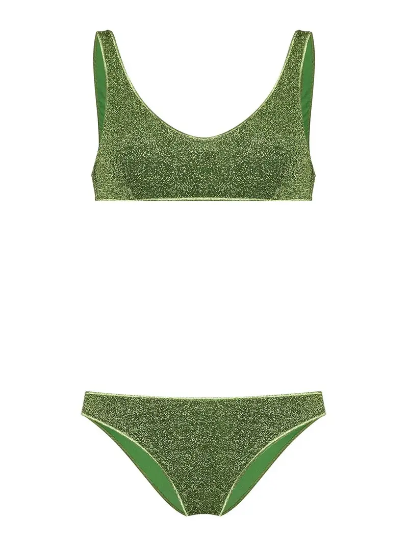 Top sportivo in lumiere Verde