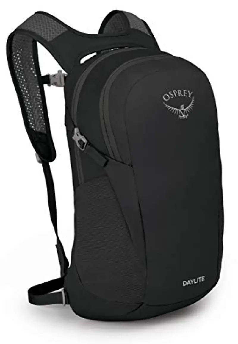 Osprey daylite Cinch Pack Zaino per Uso Quotidiano E Brevi Spostamenti Unisex, Black - O/S