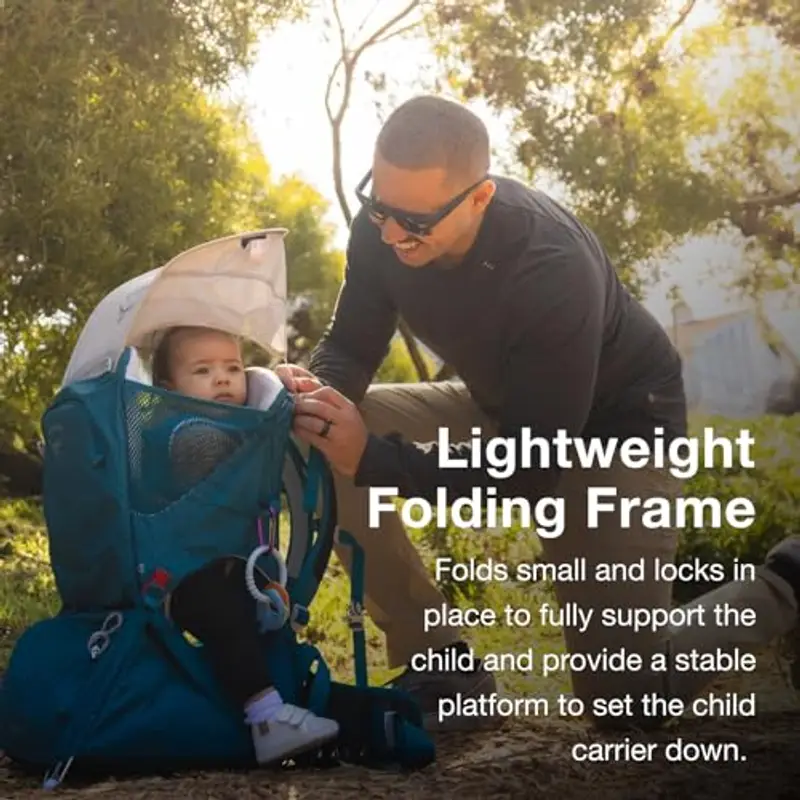 Osprey Poco Child Carrier - Tecnico - Outdoor - Bambini - Porta bimbo - Black O/S miniatura 3