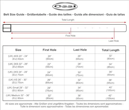 Ossi foderato in pelle 28mm di cintura per bambini miniatura 2