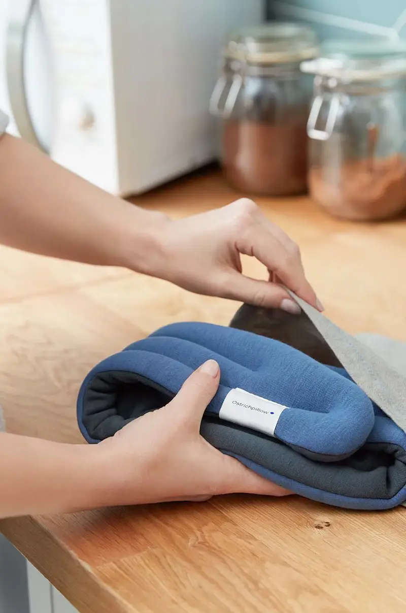 fascia per il colletto Neck Wrap Blu miniatura 3