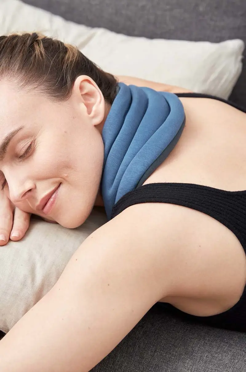 fascia per il colletto Neck Wrap Blu miniatura 5