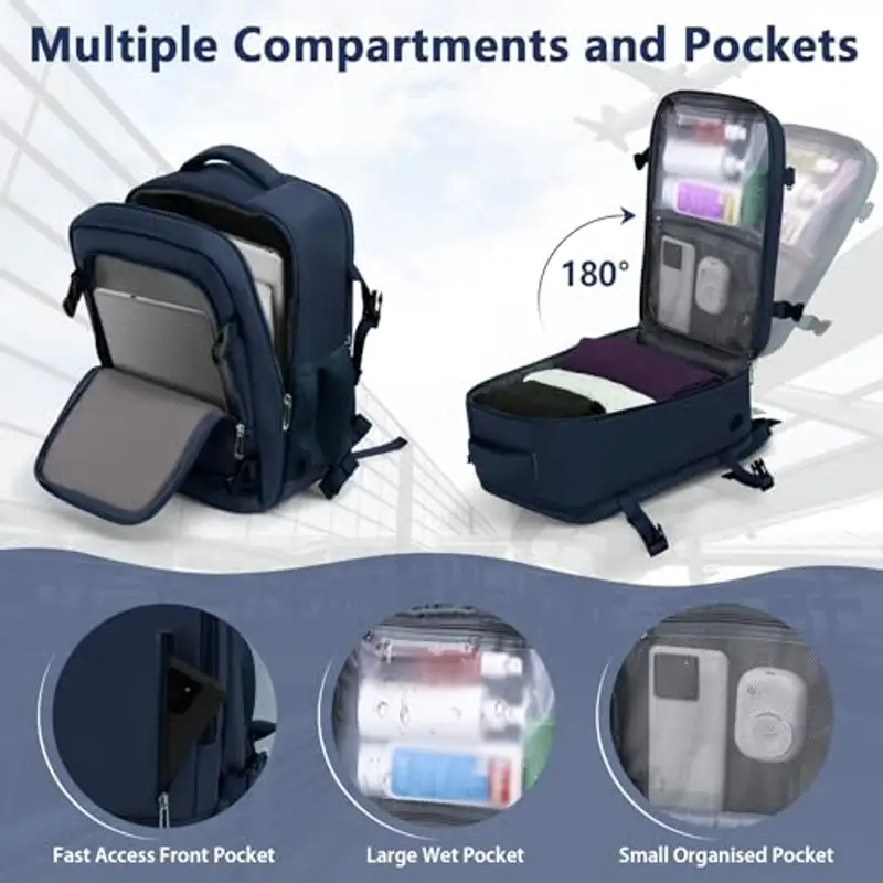 OTAHGK Zaino da viaggio Blu 1918031 miniatura 3