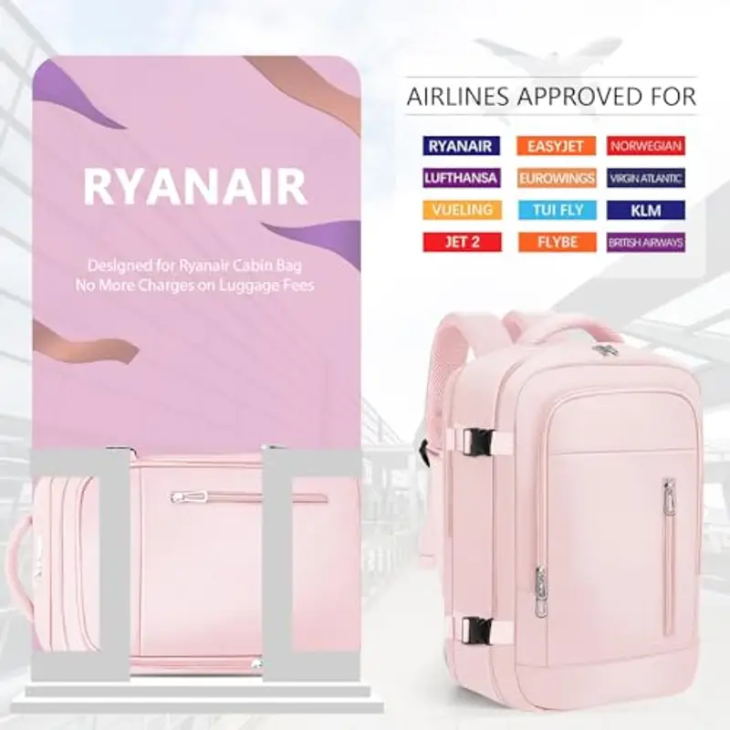 OTAHGK Zaino da viaggio Rosa 1918034 miniatura 2