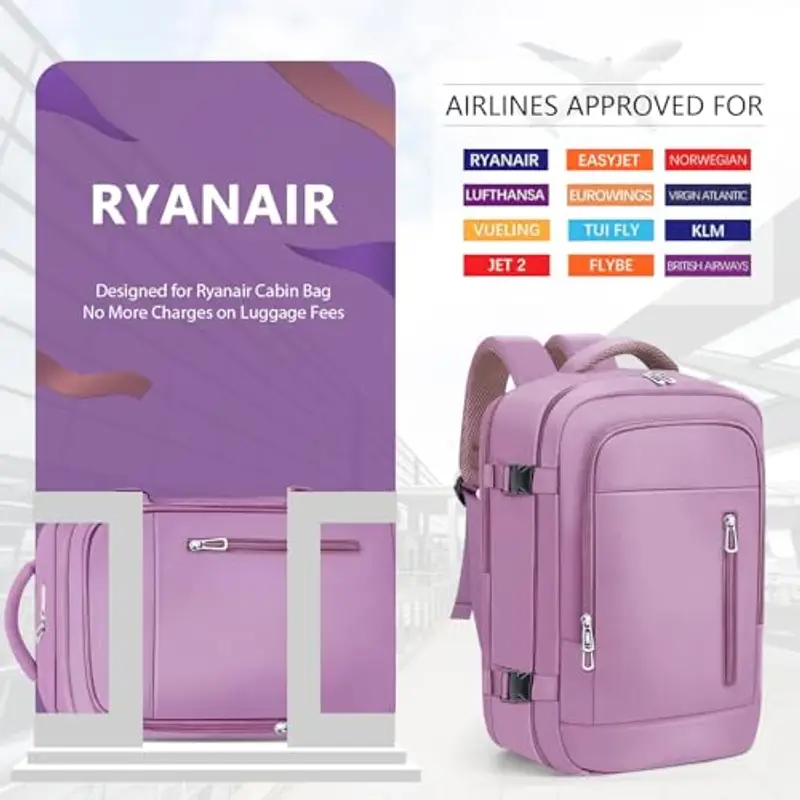 OTAHGK Zaino da viaggio Viola 1918033 miniatura 2