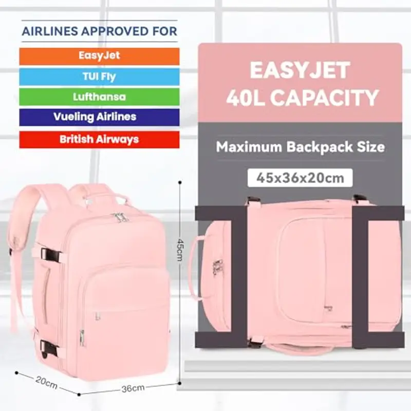 OTAHGK Zaino da viaggio Rosa 1918163 miniatura 2