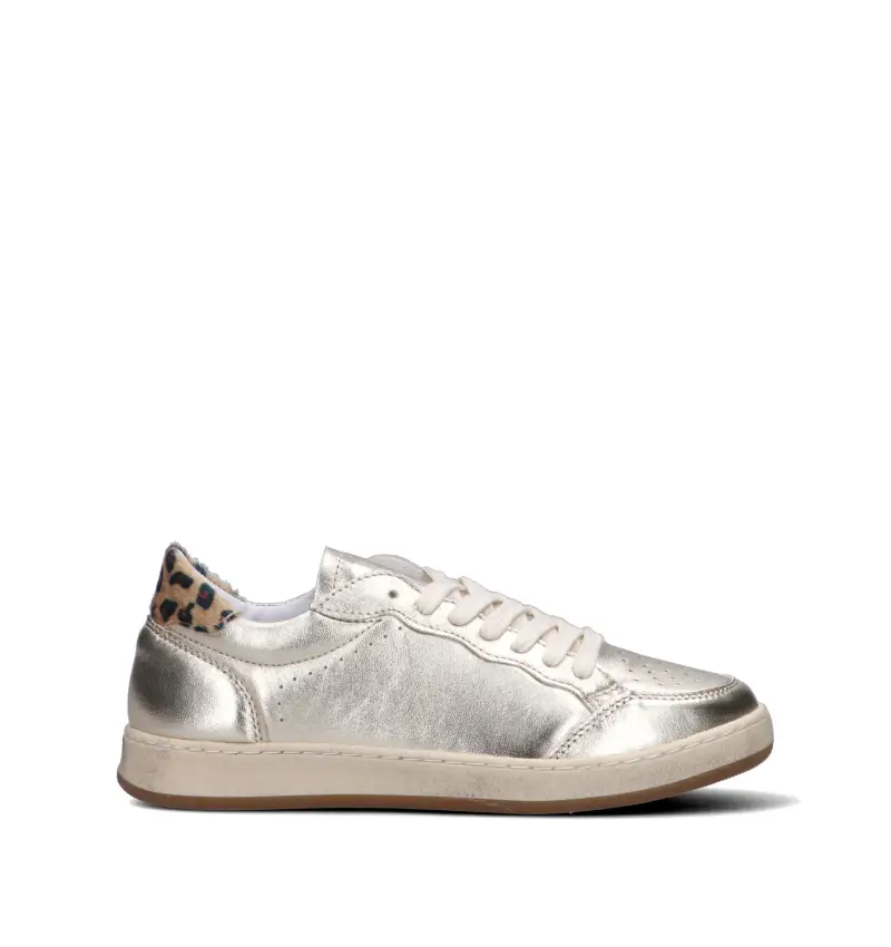 Sneaker donna platino in pelle Vario