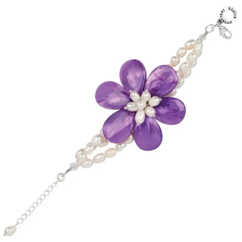 Bracciale Con Perle E Madreperla - Ottaviani