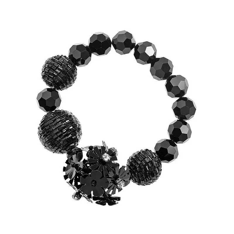 Bracciale Donna Gioielli Ottaviani - Nero - 500339B
