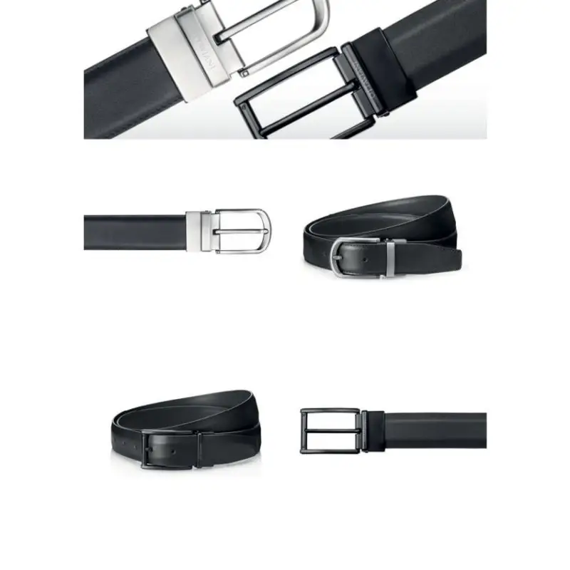 CINTURA ELEGANTE IN PELLE NERA miniatura 2