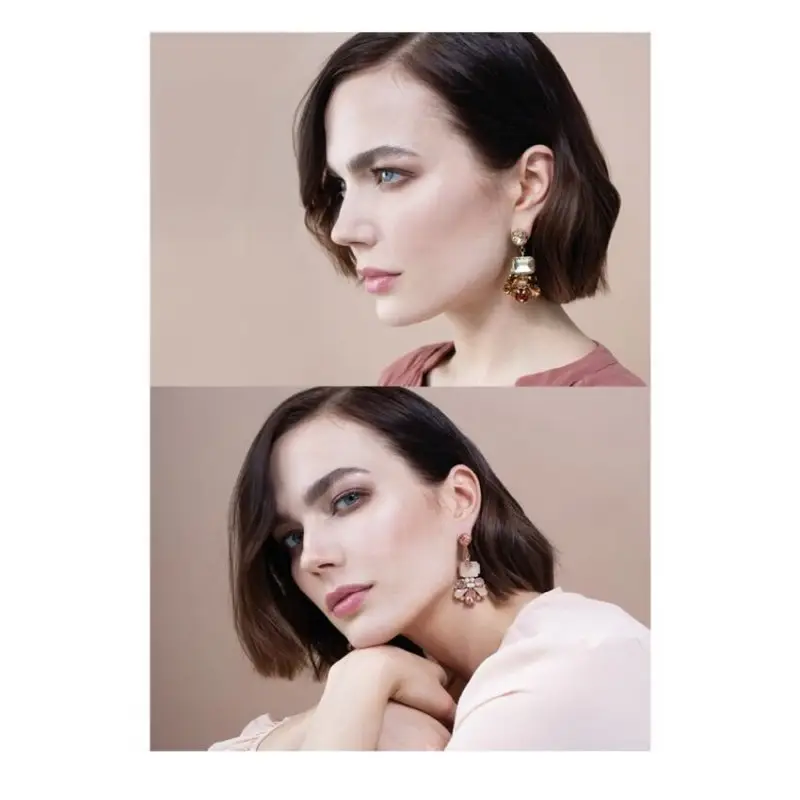 Orecchini Con Cristalli E Strass - Eleganza Brillante - Ottaviani miniatura 2