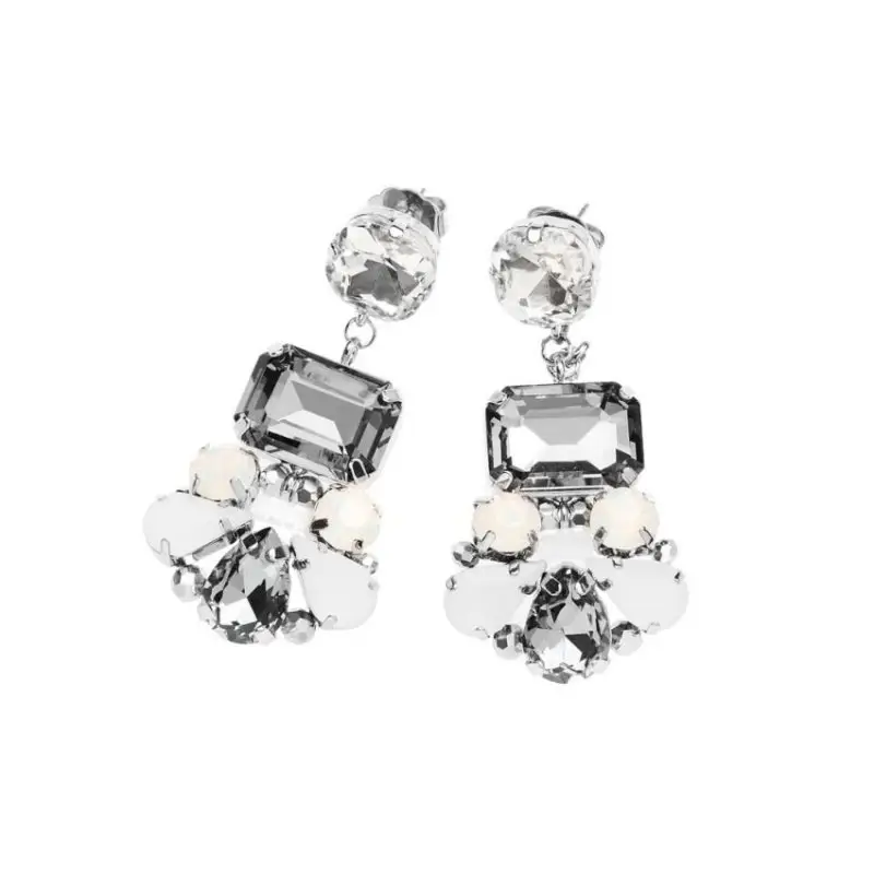 Orecchini Con Cristalli E Strass - Eleganza Brillante - Ottaviani