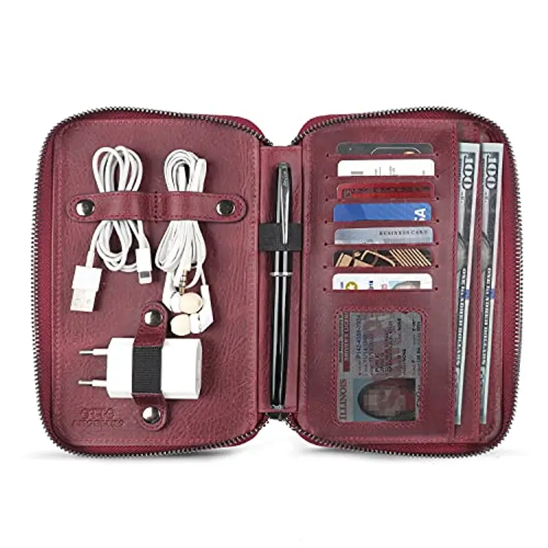 Otto Angelino OTTO514, Borsa in Vera Pelle Unisex miniatura 2