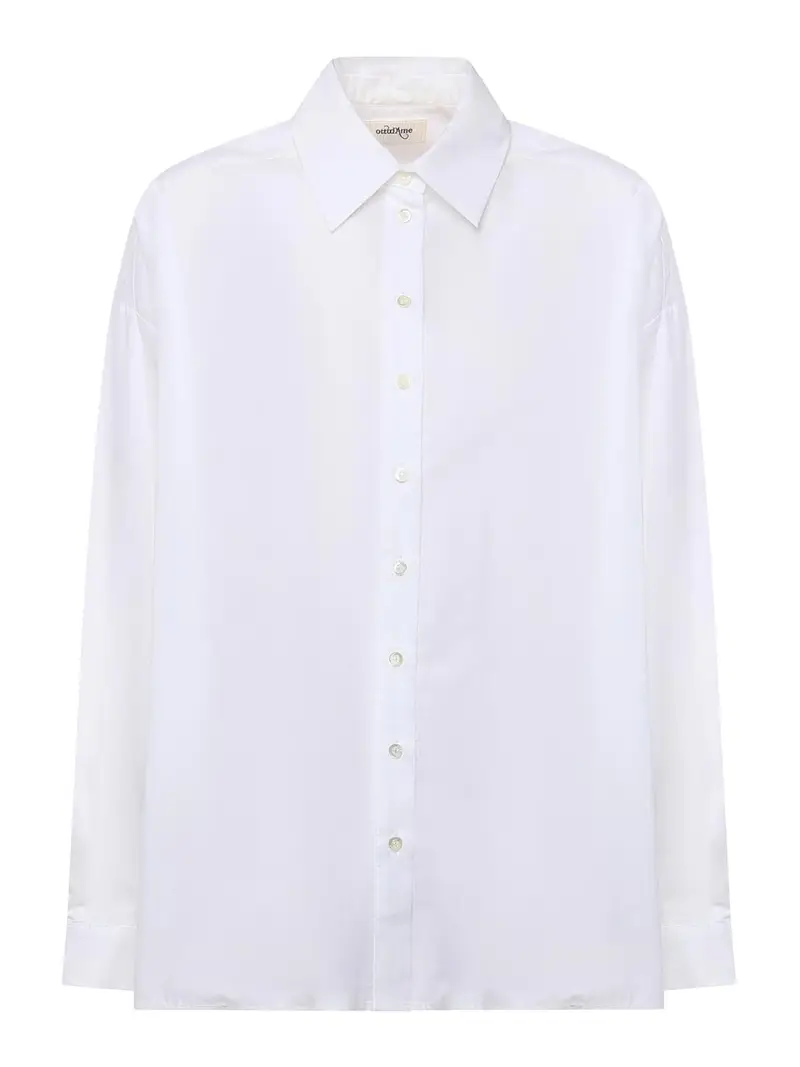 Camicia Sabrina in cotone Bianco
