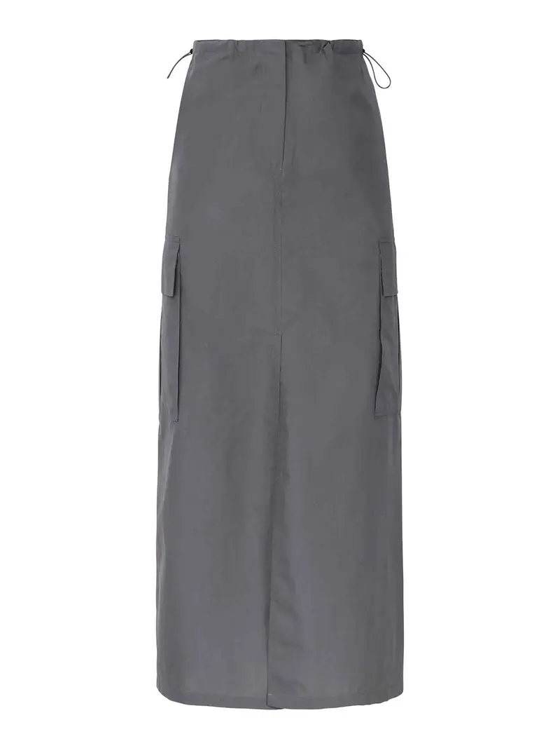 Gonna da carico in cotone Grigio Scuro