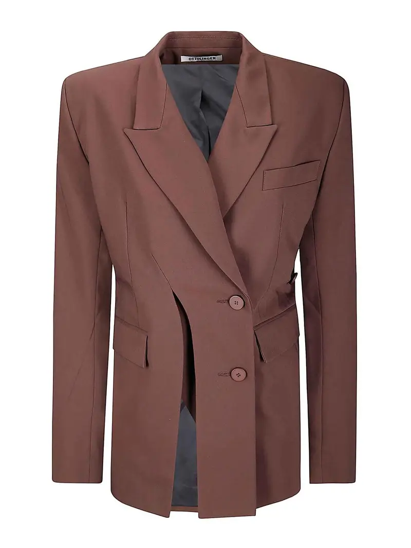 Blazer diviso esclusivo Marrone Scuro