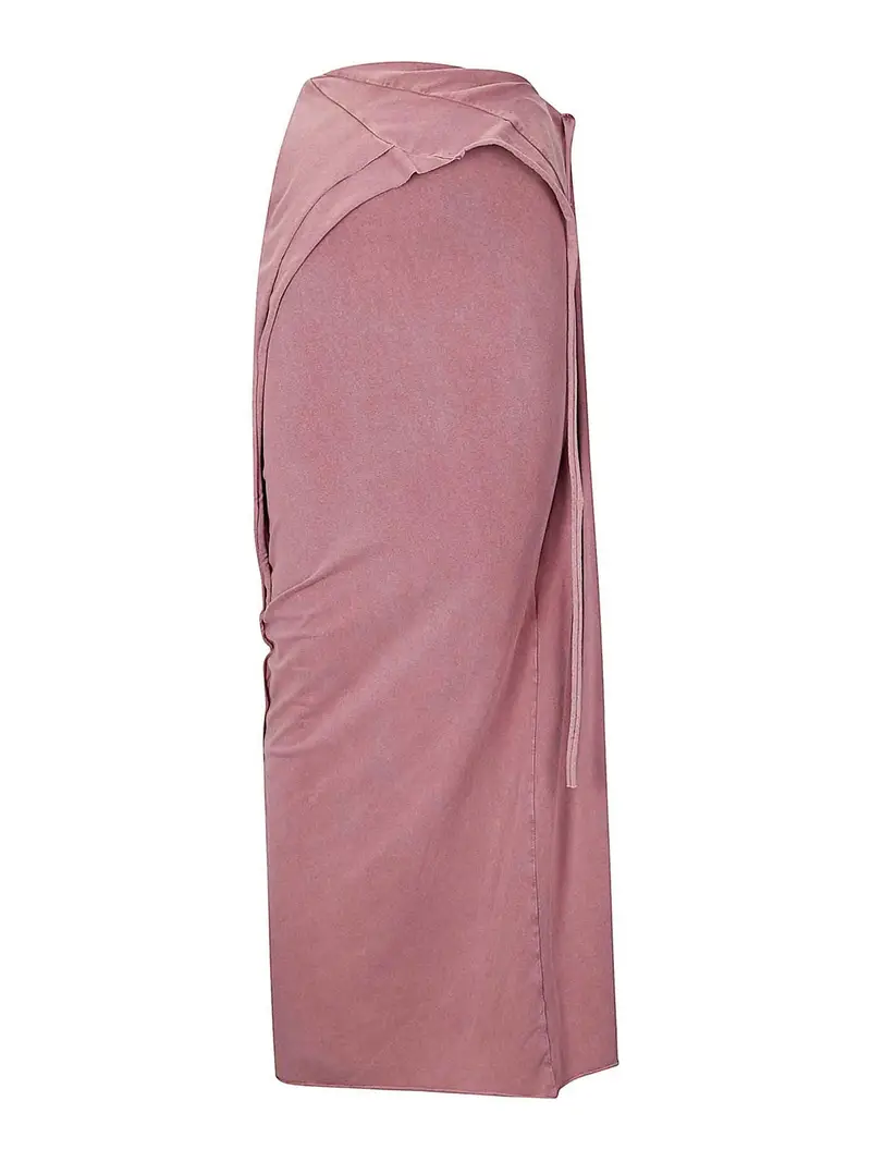 Gonna lunga con spacco Viola Chiaro