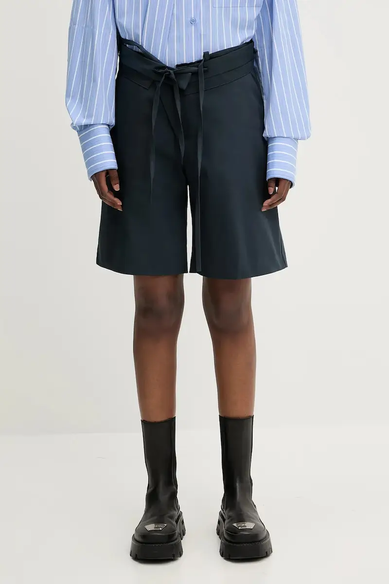 pantaloncini Double Fold donna colore blu navy 123.201823.01