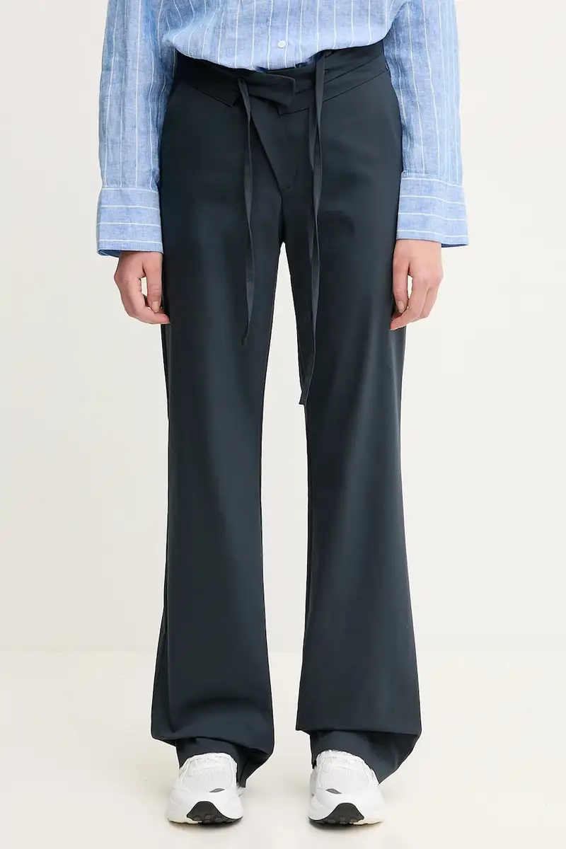 pantaloni Double Fold donna colore blu navy 123.201723.01