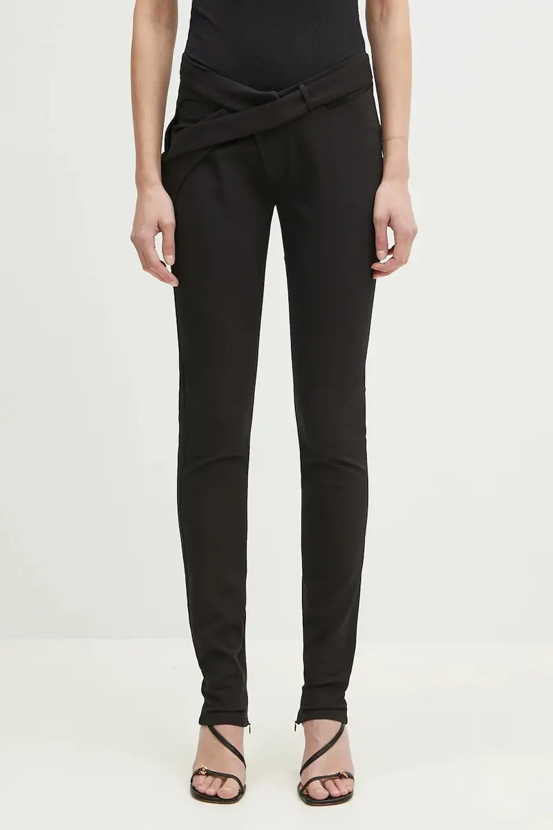 pantaloni Slim Leg Suit donna colore nero 123-201423-02
